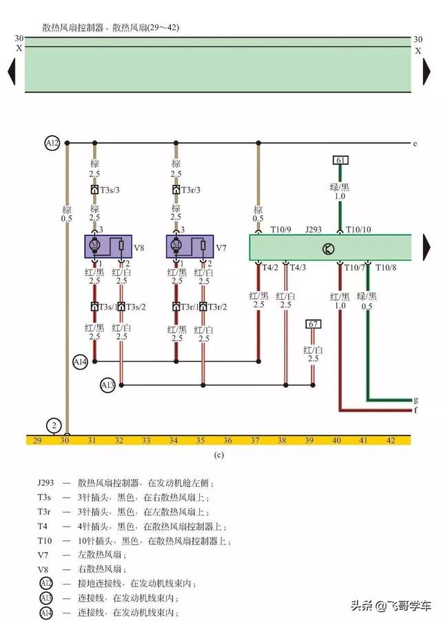 大众空调电路图讲解（一文搞懂空调系统的电路图）(3)