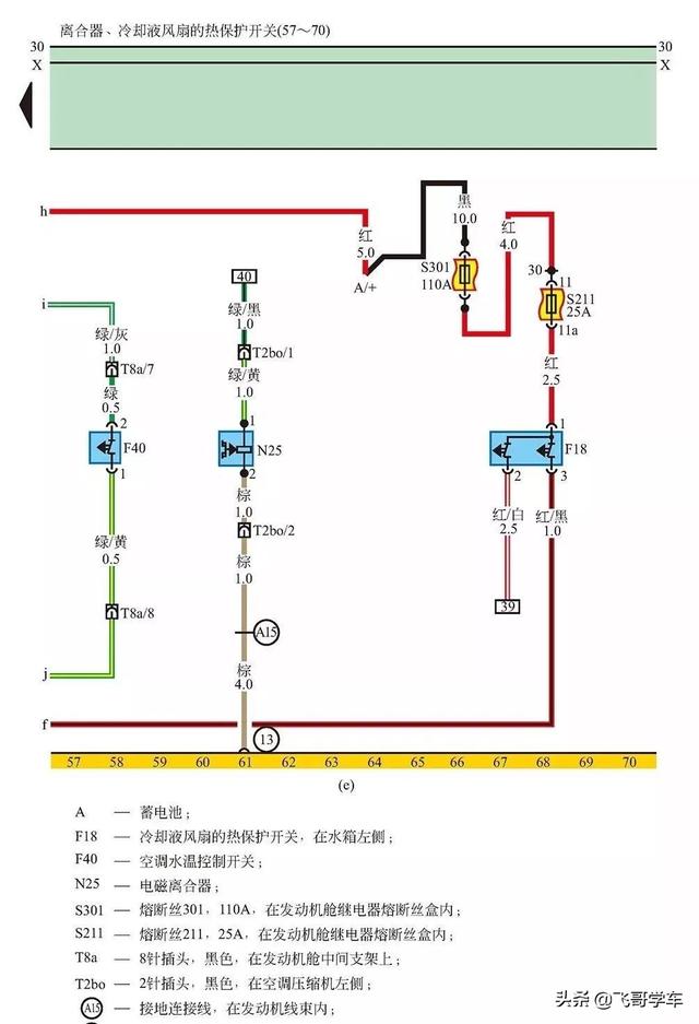 大众空调电路图讲解（一文搞懂空调系统的电路图）(5)