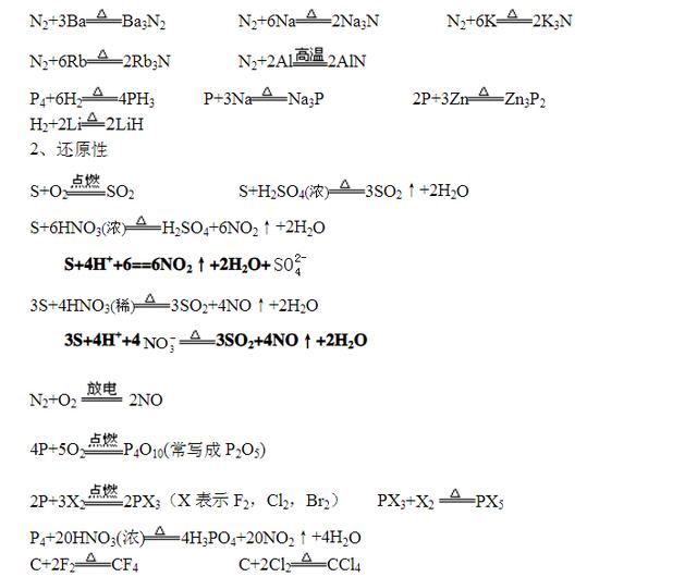 高中化学方程式汇总标准版（高中化学方程式总结）(10)