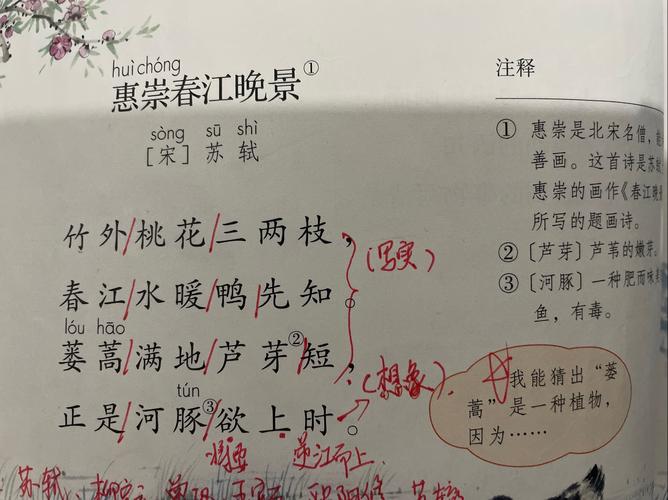 惠崇春江晚景古诗及译文（惠崇春江晚古诗介绍）