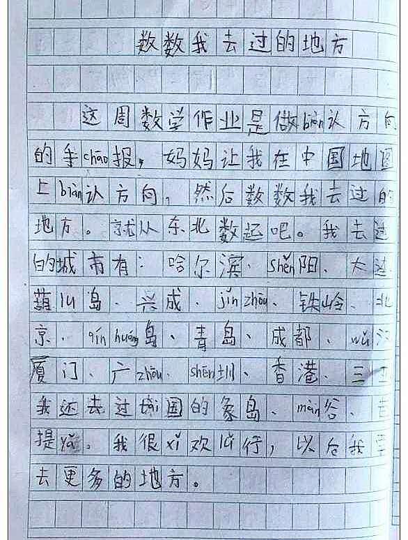 小学生周记的正确格式怎么写（二年级小学生周记）(4)