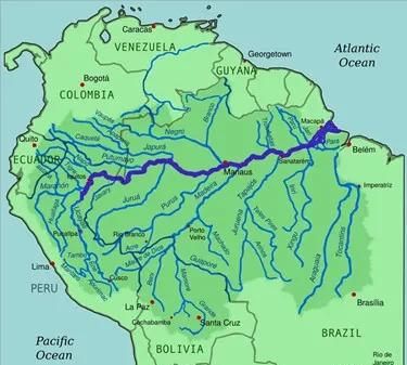 亚马逊河在哪，亚马逊河源头在哪儿？图3