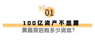 ​黄磊简历个人简介（坐拥100亿资产却很低调，在娱乐圈的人脉地位超乎你想象）