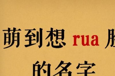 ​rua脸什么意思