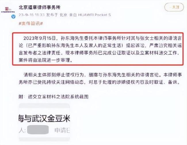 孙东海再与张柏芝撇清关系 女方生三胎前就已断联