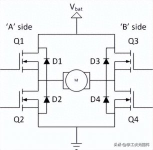 ​H桥电路详细讲解：工作原理分析，图文+案例，手把手教你搞懂