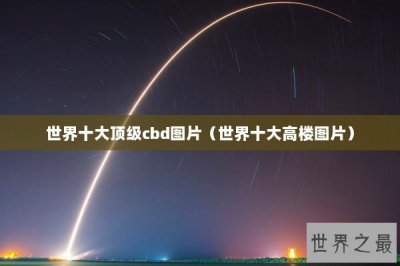 ​世界十大顶级cbd图片（世界十大高楼图片）