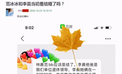 ​现在范冰冰的老公是谁（网曝范冰冰李晨早已领证结婚）