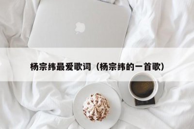 ​杨宗纬最爱歌词（杨宗纬的一首歌）