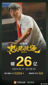 ​电影《热辣滚烫》票房突破26亿