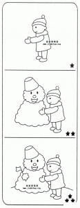 ​雪人简笔画(雪人简笔画 儿童画)