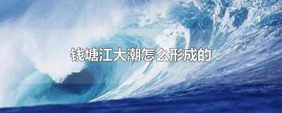 ​钱塘江大潮怎么形成的视频 钱塘江大潮怎么形成的简单回答