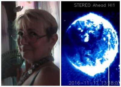 ​墨西哥UFO爱好者：NASA太阳观测卫星STEREO相片中疑似UFO的巨大球体飞过