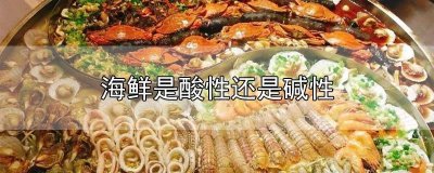 ​海鲜含碱性还是酸性食物 海鲜含碱性还是酸性物质