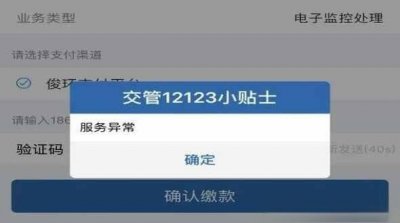 ​交管12123服务异常是怎么回事，服务异常怎么办