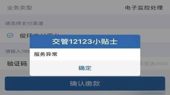 交管12123服务异常是怎么回事，服务异常怎么办-